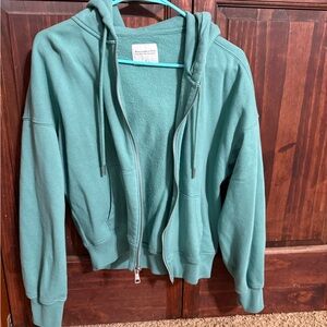 Abercrombie & Fitch Teal Hoodie